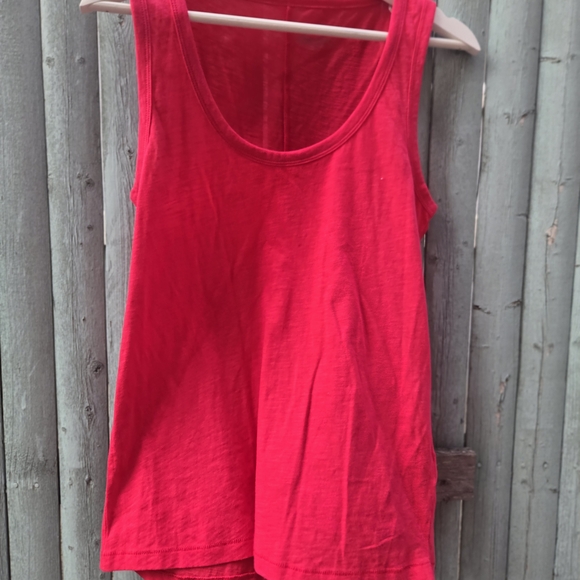 J. Crew Tops - J.Crew Vintage Cotton Tank (Pink/Red) — NWT